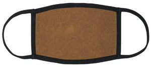 Brown Fabric Mask