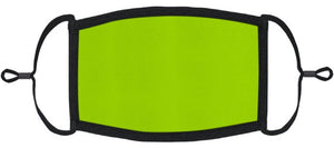 Neon Green Fabric Face Mask
