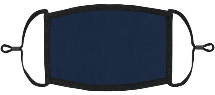 Navy Blue Fabric Face Mask
