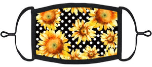 Sunflowers Fabric Face Mask