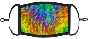 Neon Tie-Dye Fabric Mask