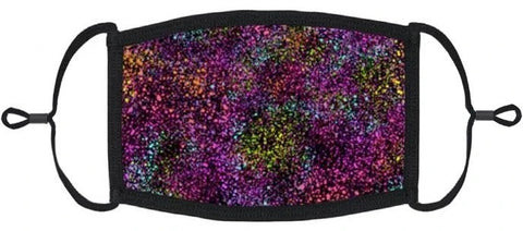 YOUTH SIZE - Rainbow Galaxy Fabric Mask