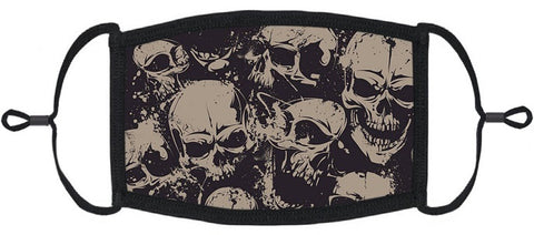 Skulls Fabric Face Mask