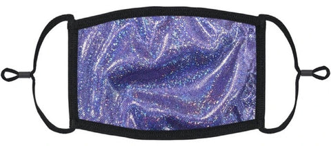 YOUTH SIZE - Dark Purple Hologram Face Mask