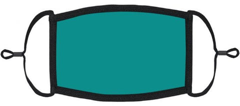 Teal Fabric Face Mask