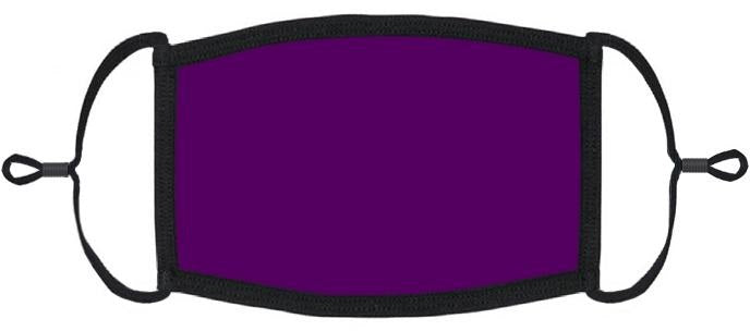 YOUTH SIZE - Dark Purple Fabric Mask