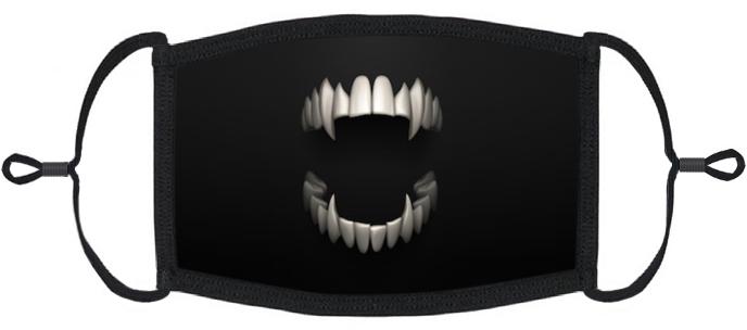 Scary Mouth Fabric Face Mask