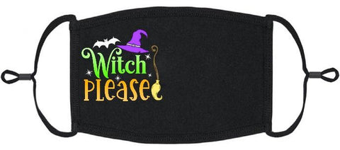 "Witch Please" Fabric Face Mask