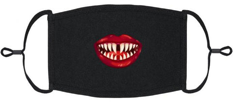 Scary Mouth Fabric Face Mask