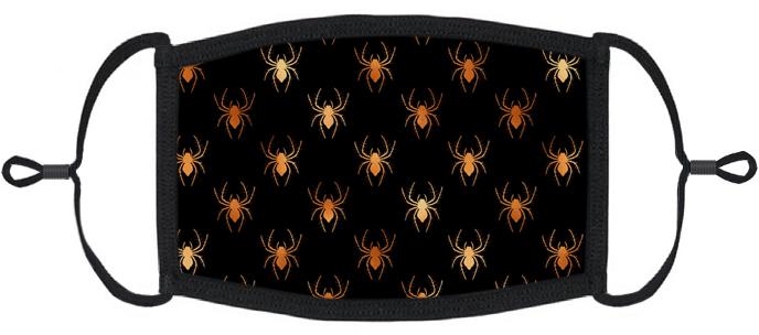Halloween Spiders Fabric Face Mask