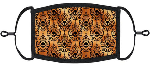 Halloween Skulls Fabric Face Mask