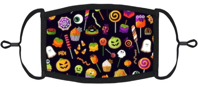 YOUTH SIZE - Halloween Fabric Face Mask