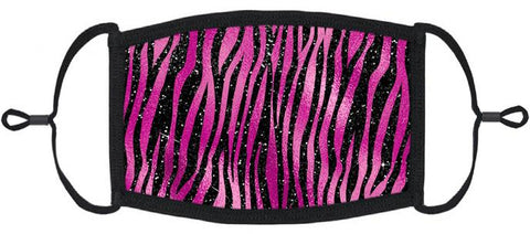 Fuchsia Animal Print Fabric Face Mask