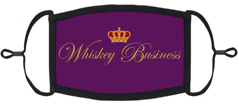 "Whiskey Business" Fabric Face Mask