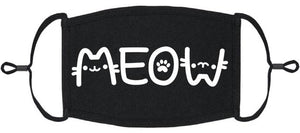 "Meow" Fabric Face Mask