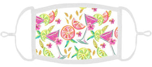 Summer Drinks Fabric Face Mask